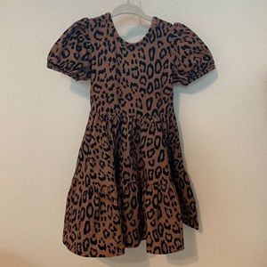 NWOT Janie and Jack leopard print skater dress 2T